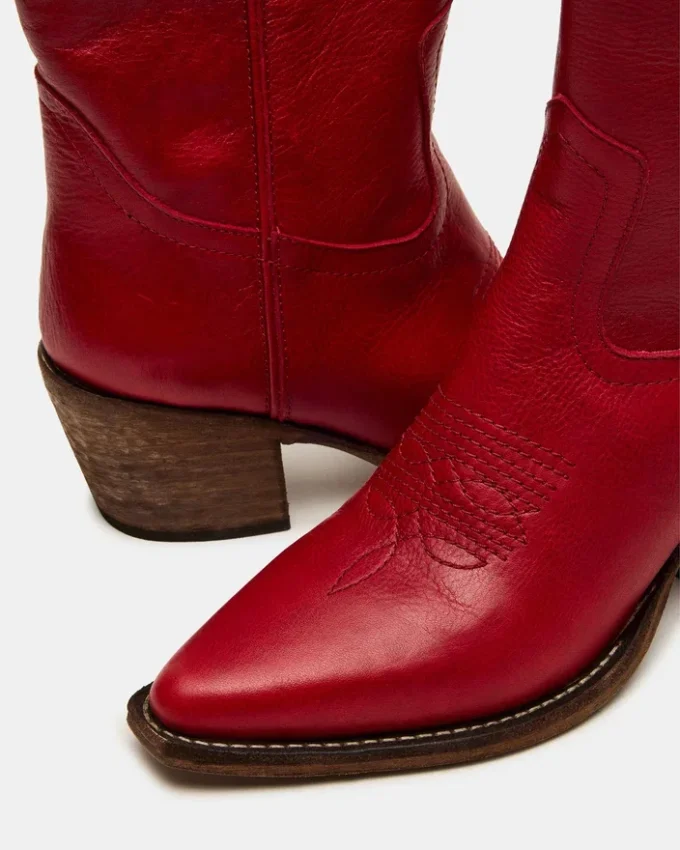 Cuir rouge Albany