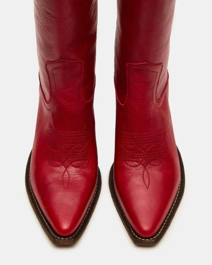 Cuir rouge Albany