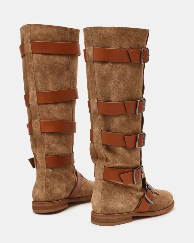 Cuir suédé Indio Tan