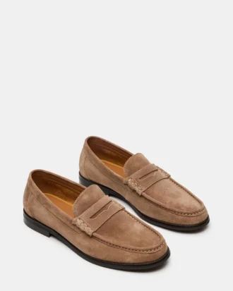 Cuir suédé taupe Huckle Cuir suédé taupe Huckle