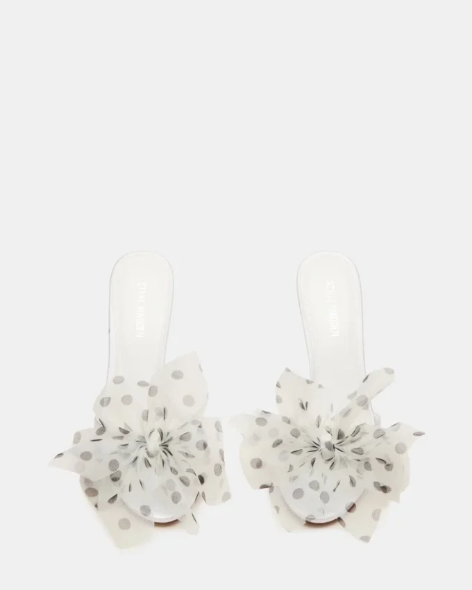 Davina Tulle blanc/noir à pois Davina Tulle blanc/noir à pois