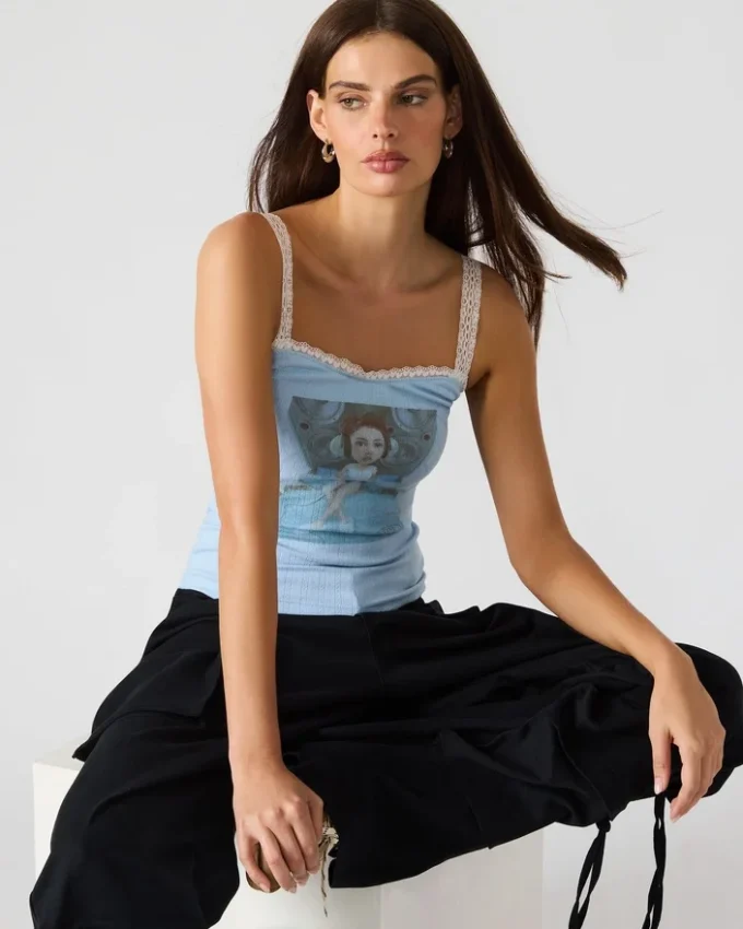 Débardeur Love Goldie Surf Blue