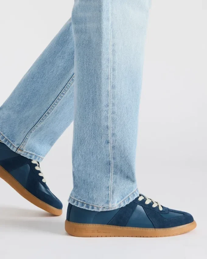 Dixon en daim bleu marine