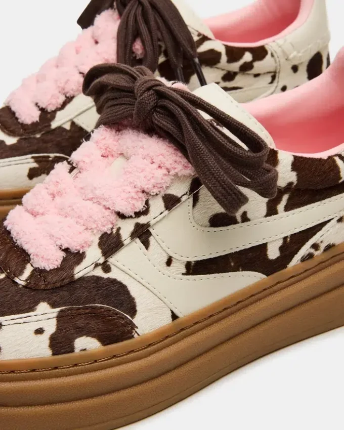 Dodge marron imprimé vache