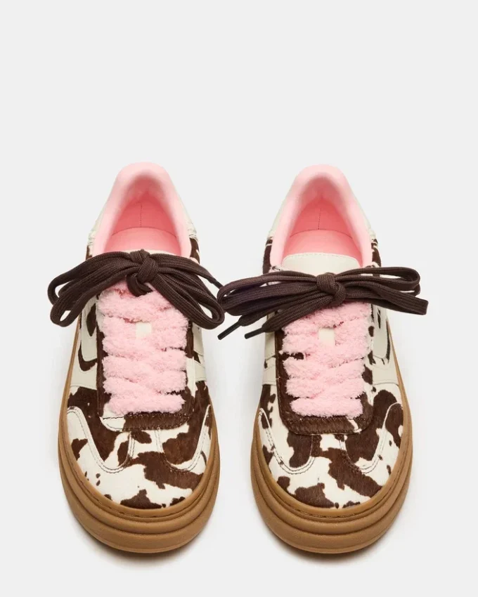 Dodge marron imprimé vache