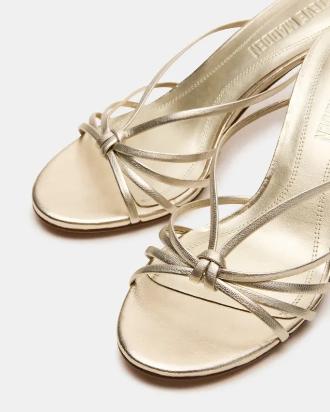 Edna en cuir champagne Edna en cuir champagne