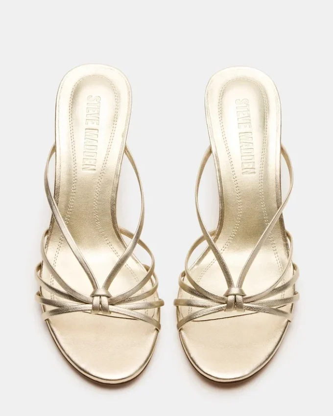 Edna en cuir champagne Edna en cuir champagne