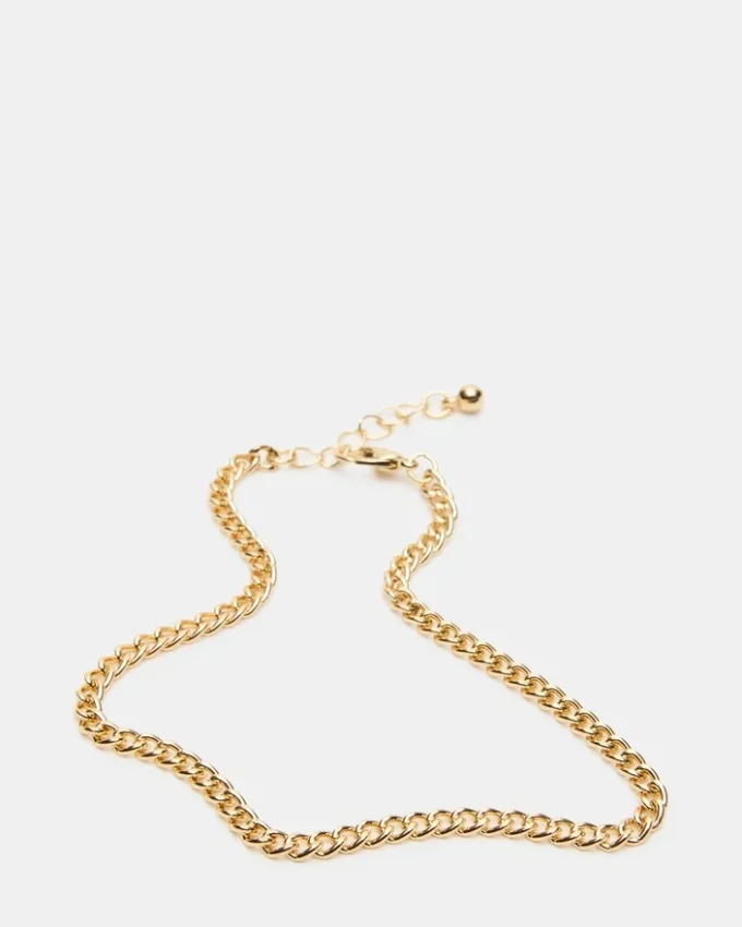 Ensemble de 2 bracelets de cheville à chaîne en strass