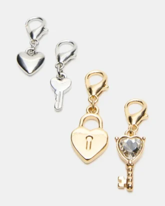 Ensemble de bracelets de cheville avec breloques en forme de cadenas