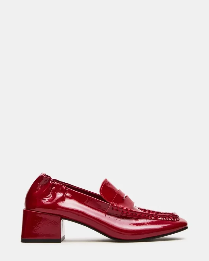 Estee Red Crinkle Patent Estee Red Crinkle Patent