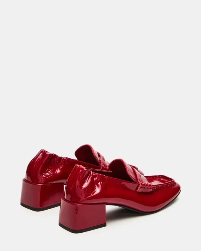 Estee Red Crinkle Patent Estee Red Crinkle Patent