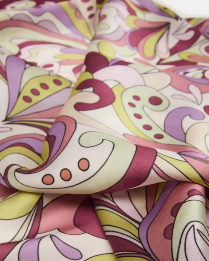 Foulard imprimé lavande