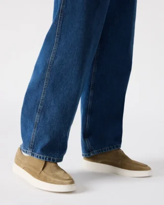 Frankk en daim taupe Frankk en daim taupe