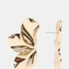 Grandes boucles d&rsquo;oreilles à tige en forme de fleur dorées