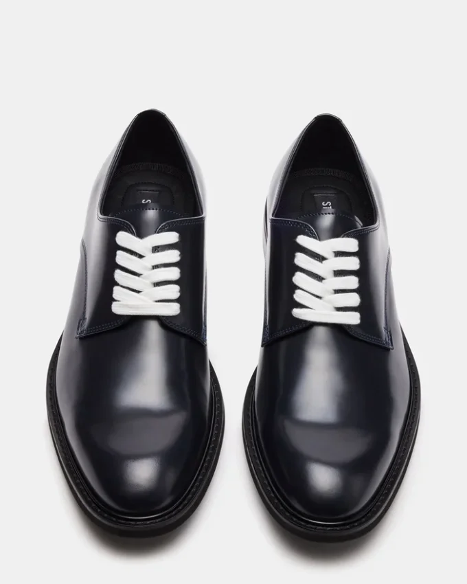 Hadar en cuir box bleu marine