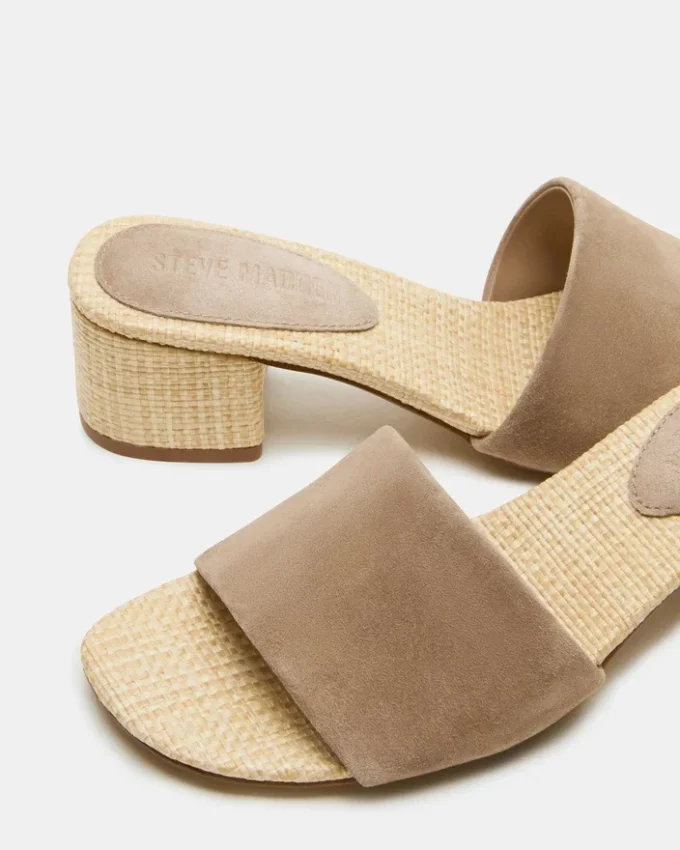 Hailee en daim taupe Hailee en daim taupe