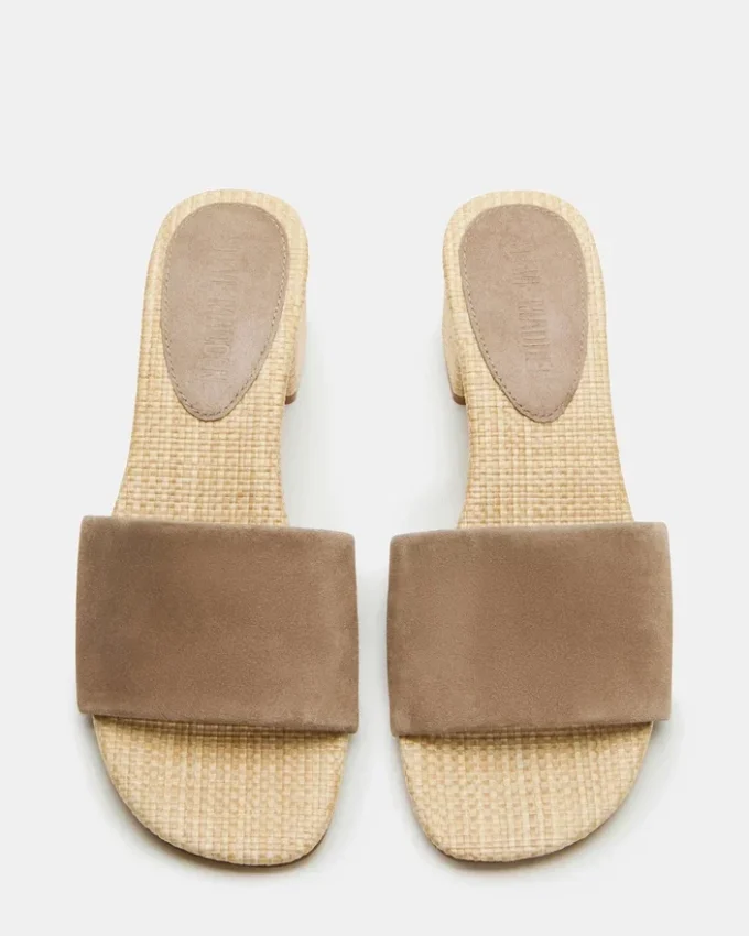 Hailee en daim taupe Hailee en daim taupe