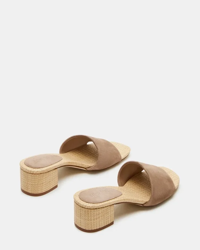 Hailee en daim taupe Hailee en daim taupe