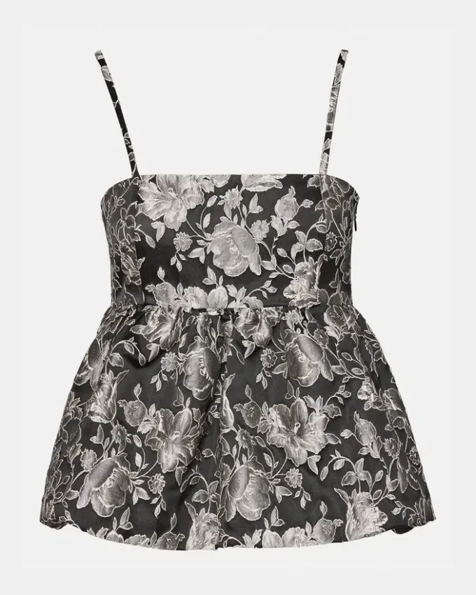 Haut Bodi Noir Multicolore