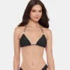 Haut de bikini Darling Dot noir multicolore
