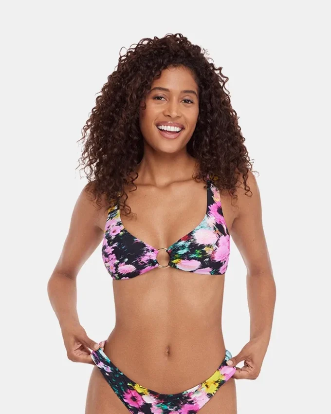 Haut de bikini multicolore Dazey Fields
