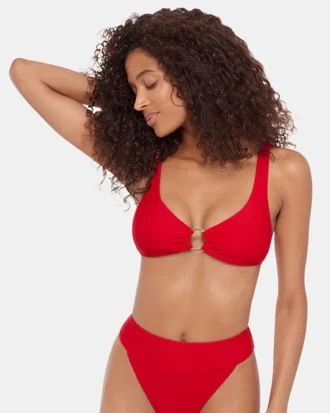 Haut de bikini Sleek &lsquo;N Chic Cherry