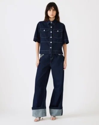 Haut Eliana bleu bijou