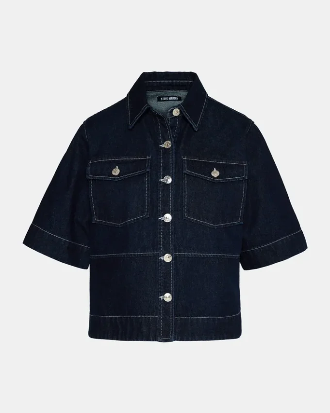 Haut Eliana bleu bijou Haut Eliana bleu bijou