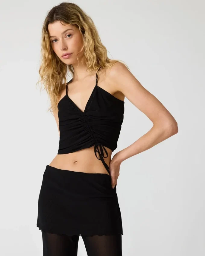 Haut en maille Judee noir