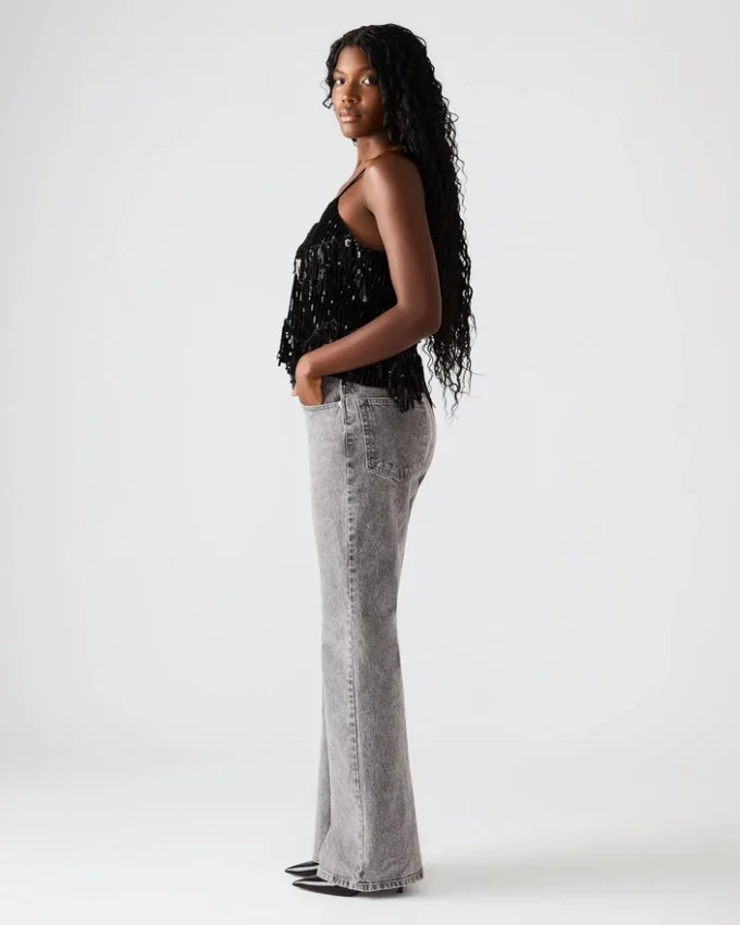 Haut à paillettes Blakelyn noir Haut à paillettes Blakelyn noir