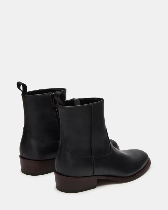 Hendrik en cuir noir