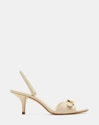 Henrietta en cuir blanc