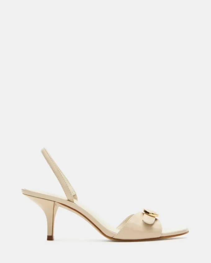 Henrietta en cuir blanc