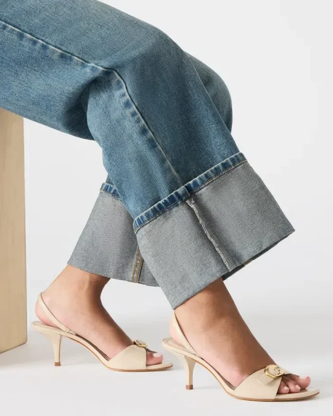 Henrietta en cuir blanc