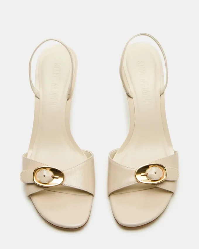 Henrietta en cuir blanc