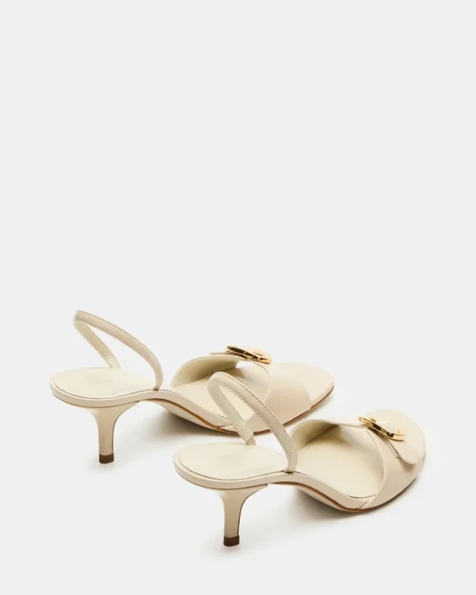Henrietta en cuir blanc