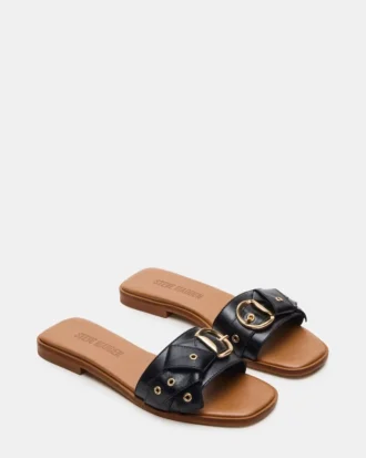 Hilaria en cuir noir