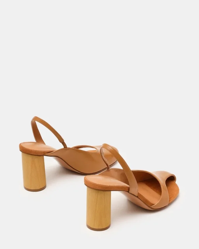 Janine en cuir beige