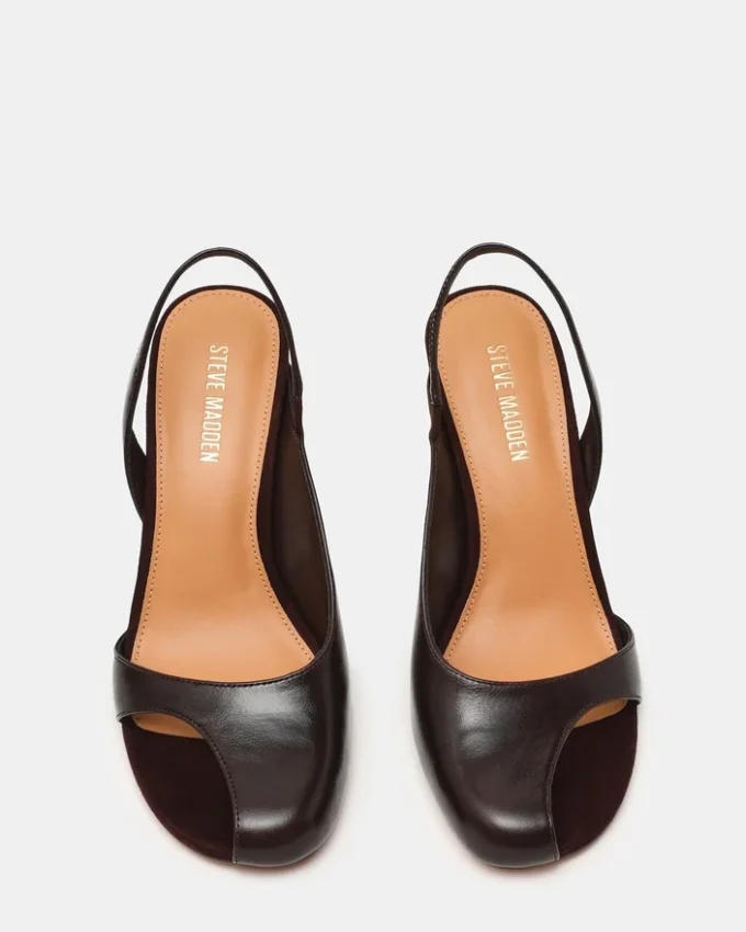 Janine en cuir marron