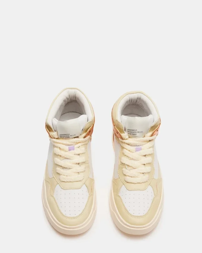 Jaune marqué multicolore