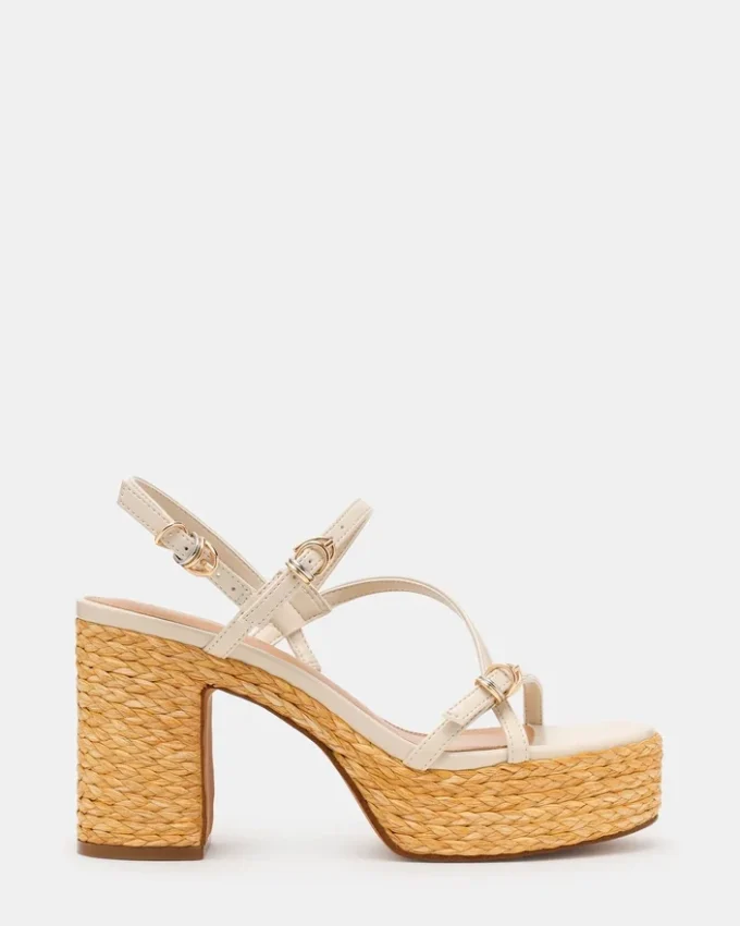 Jayce Raffia blanc