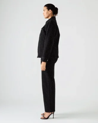 Jean noir Avaline Crystal