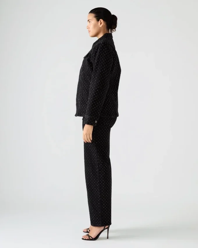 Jean noir Avaline Crystal