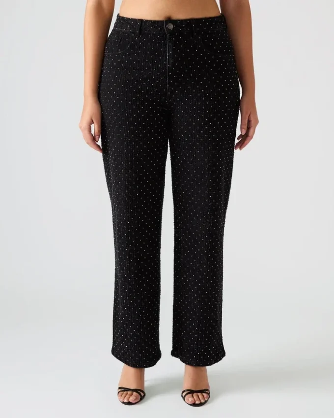 Jean noir Avaline Crystal