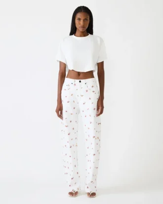 Jean Sydnee à fleurs Antique