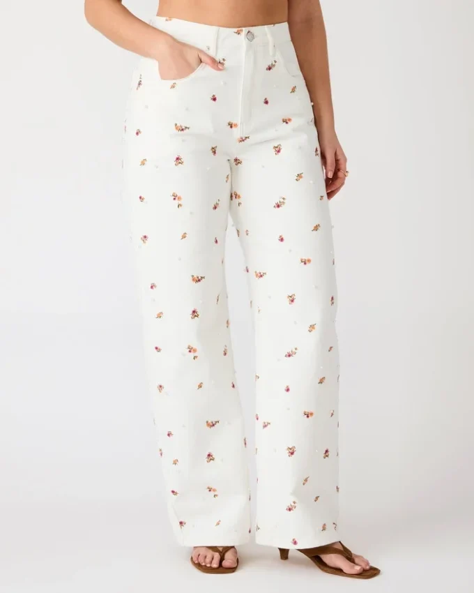 Jean Sydnee à fleurs Antique