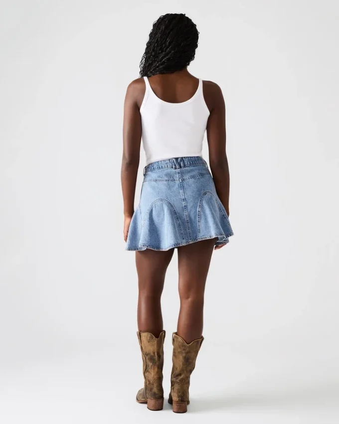 Jupe en denim Melany Forever Blue