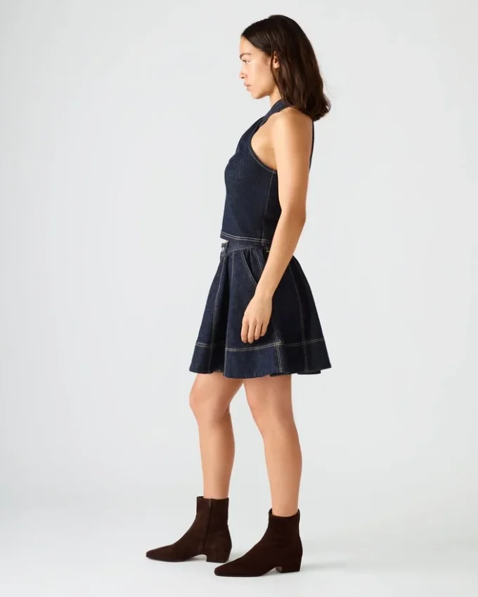 Jupe en denim Sloan Ink