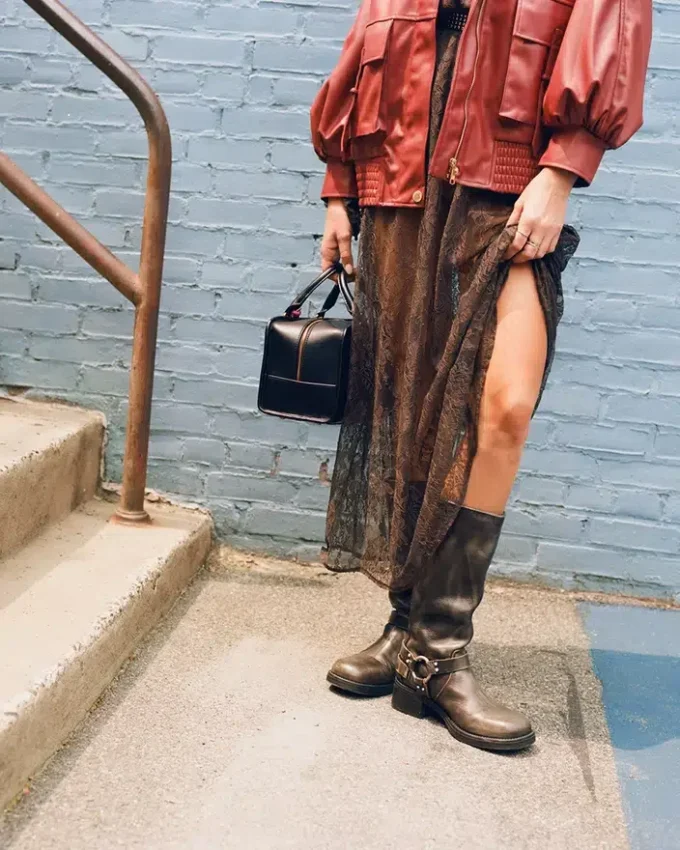 Jupe Gisela Espresso foncé