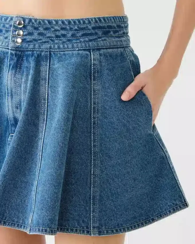 Jupe Lilliany bleu Aruba